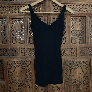 LA Made black ribbed tank
